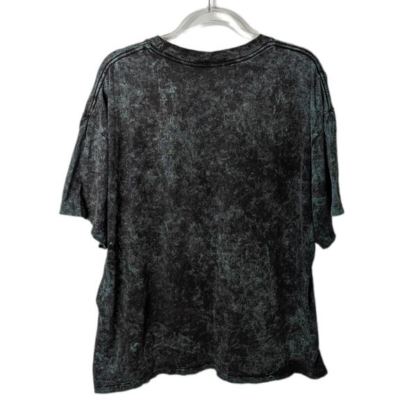 Vintage 80's Acid Tie Dye Single Stitch T Shirt Embossed Desgin Kaui Cotton XL - Picture 2 of 8